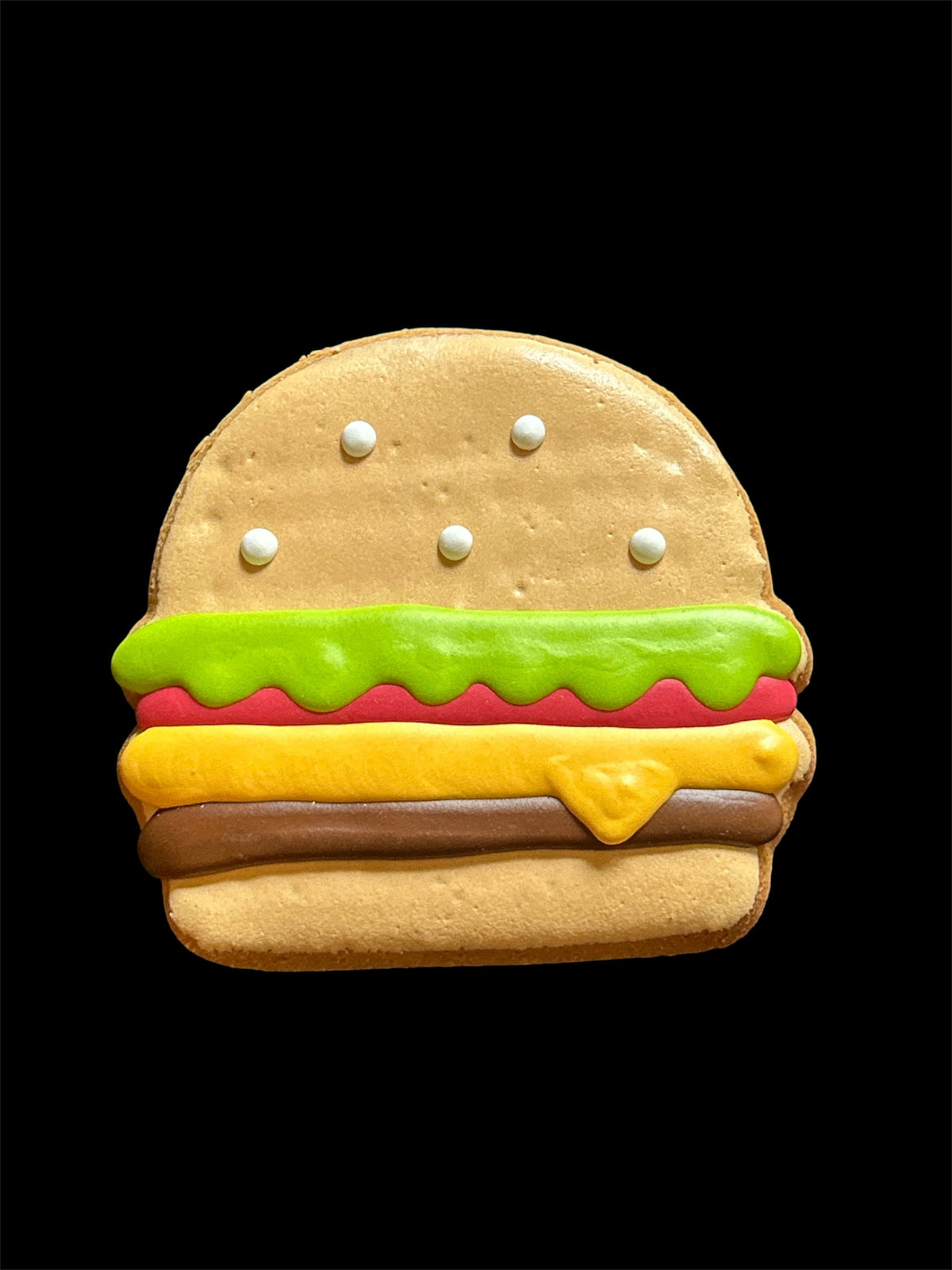 B4-“Peanut Free” Cheeseburger Pup Dog treat