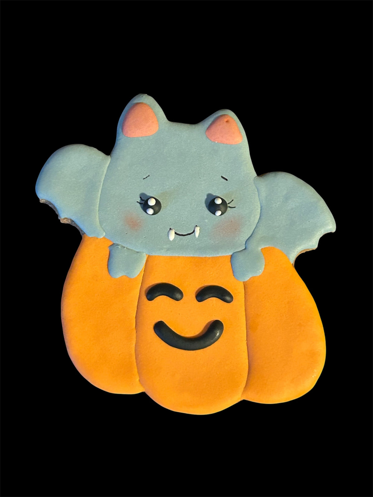 B4-Halloween Bat/Pumpkin Dog treat