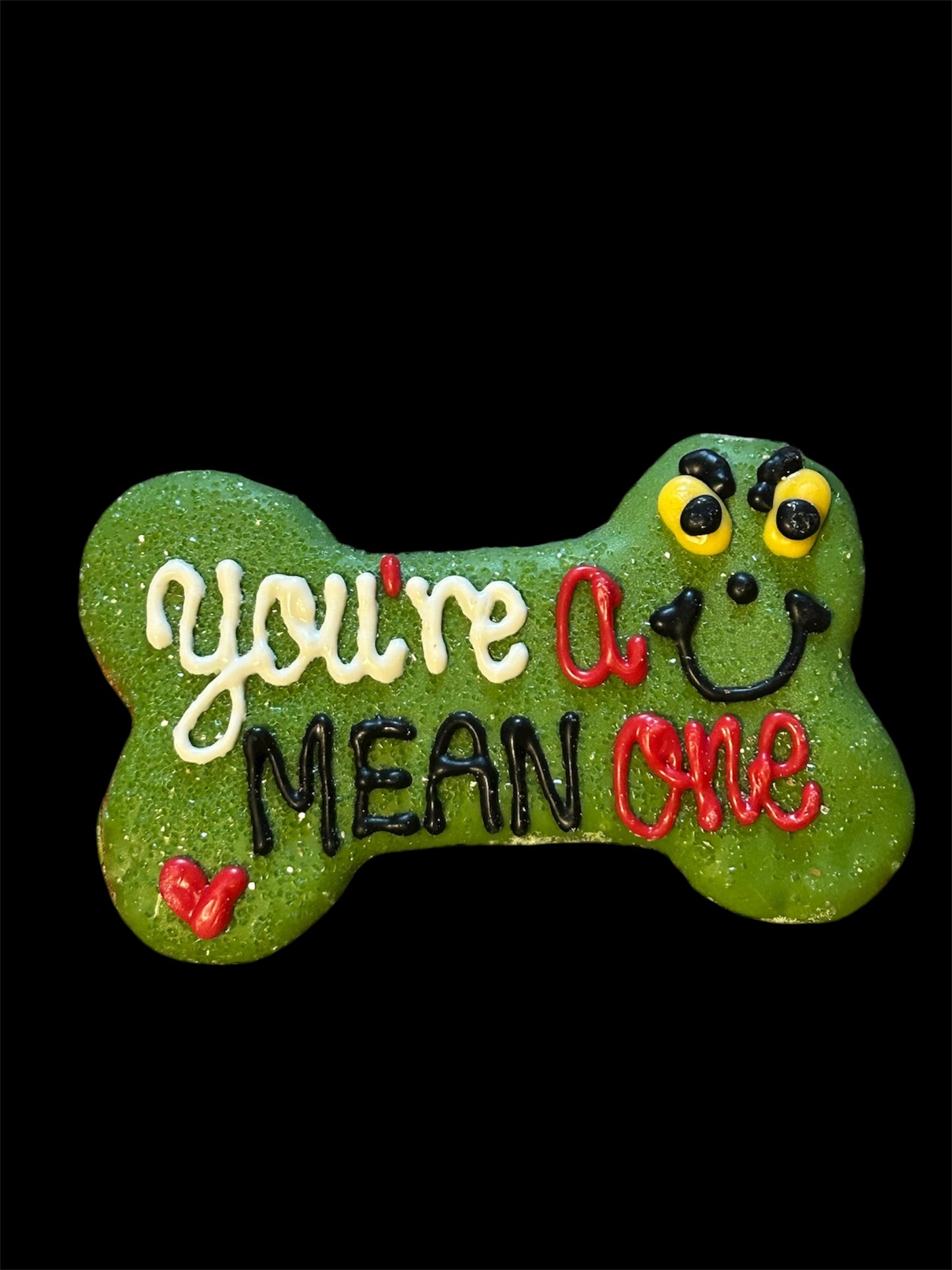 B4-Grinchy Dog treat