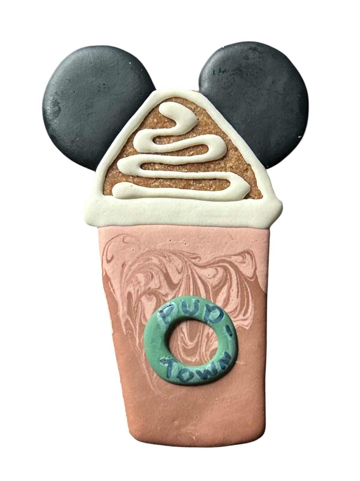 B4-Mickey Ears Latte Dog treat